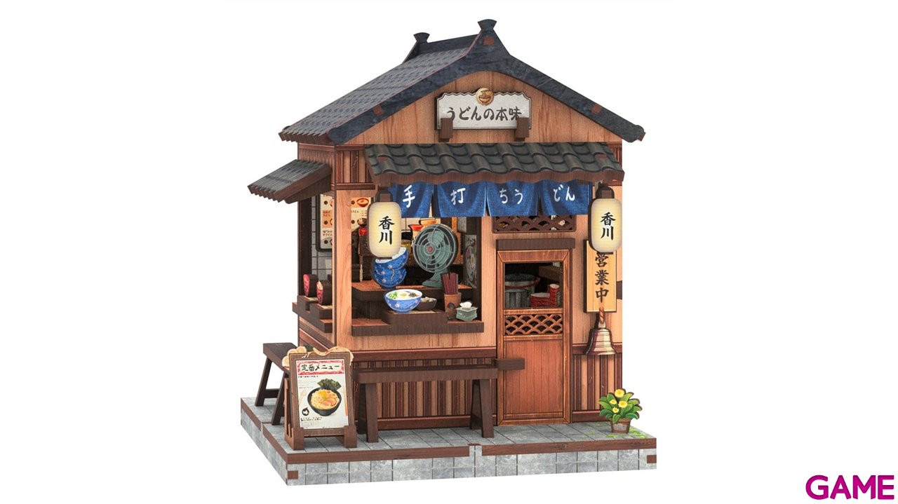 Maqueta Model Kit Miniature House Kagawa Udon House 11 x 9 cm-0