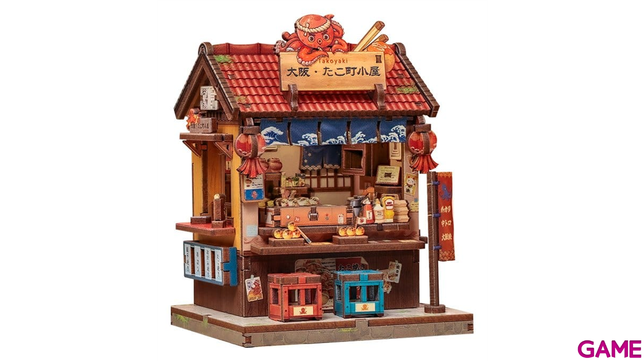 Maqueta Model Kit Miniature House Osaka Takoyaki 12 x 9 cm-0