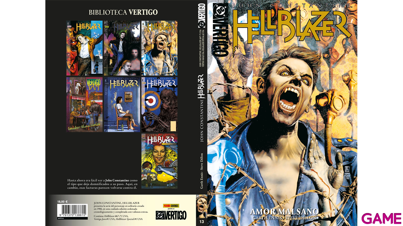 John Constantine. Hellblazer 13. Amor malsano-1
