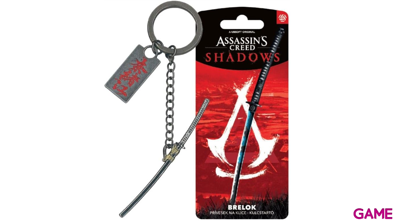 Llavero metalico Assassin´s Creed Shadows Naoe Katana-0