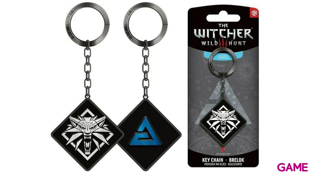 Llavero metalico The Witcher 3 AARD Symbol-0