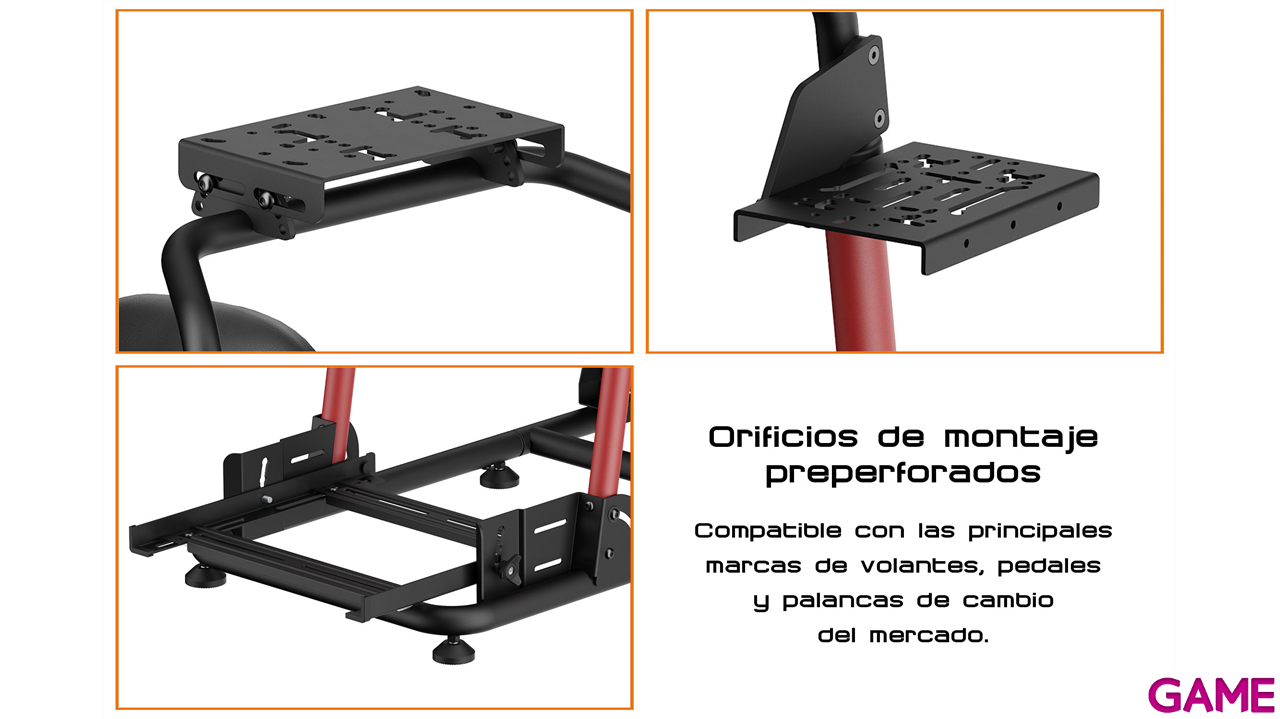 Indeca Laudes Racer GTR Gaming Seat - Asiento Conducción-0
