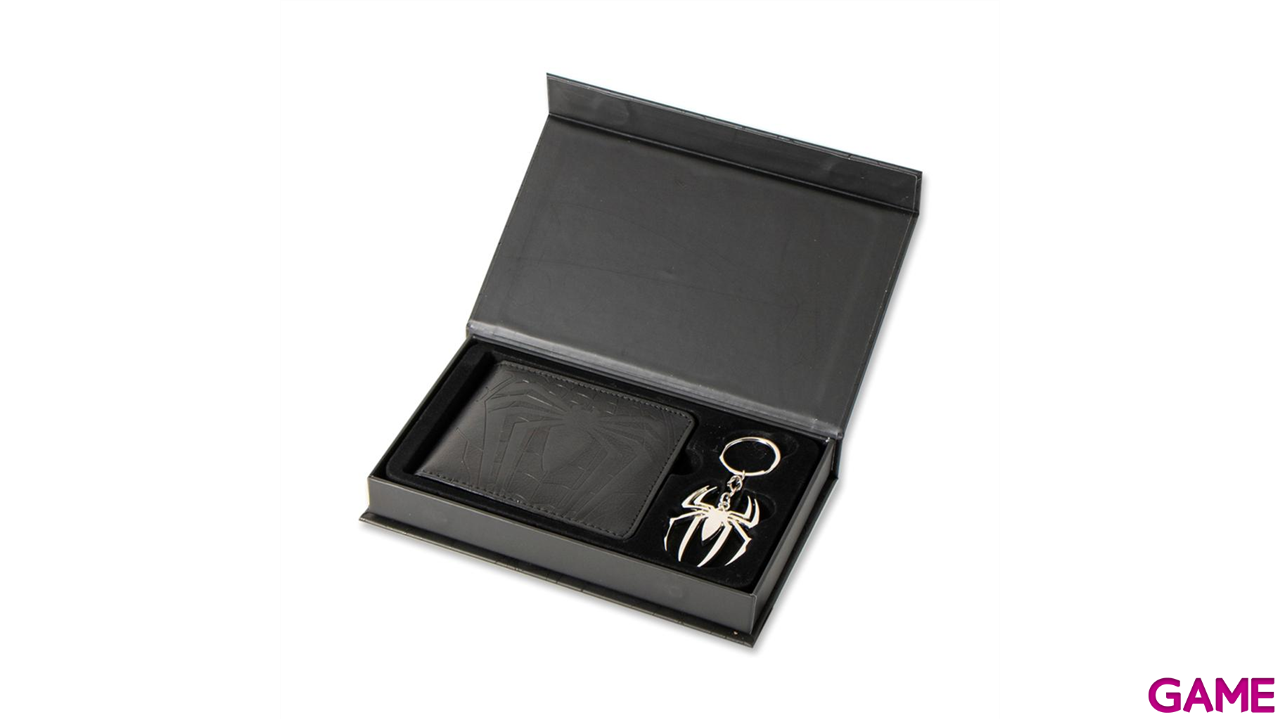 Set de regalo cartera + llavero metalico Spider-man-2