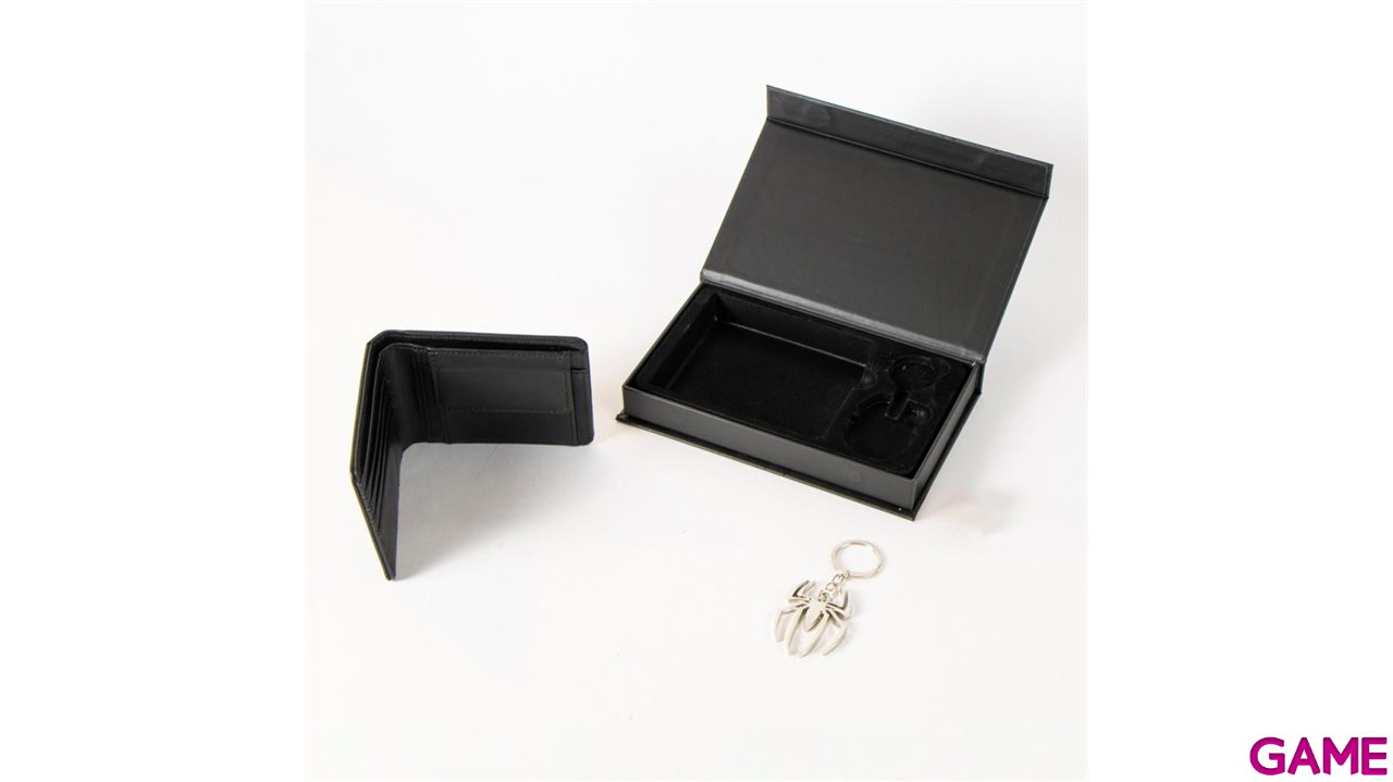 Set de regalo cartera + llavero metalico Spider-man-4