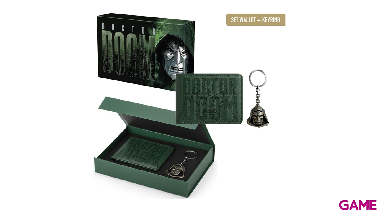 Set de regalo cartera + llavero metalico Avengers Doomsday Dr Doom-0