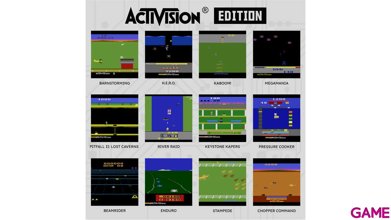 Consola Evercade Super Pocket HyperMegaTech! Activision-3