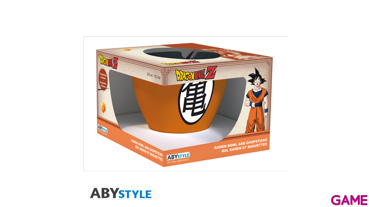 Bowl de Ramen con palillos Dragon Ball Goku symbols-1