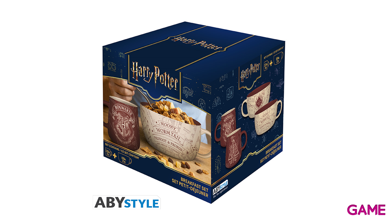 Set de desayuno Harry Potter Marauder's Map (Taza + Bowl)-0