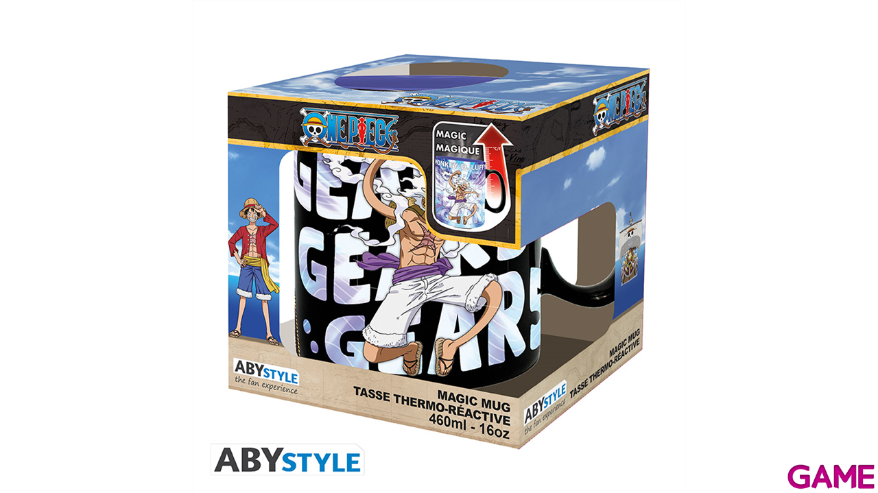 Taza Termosensible One Piece Gear 5th de 460 ml-0