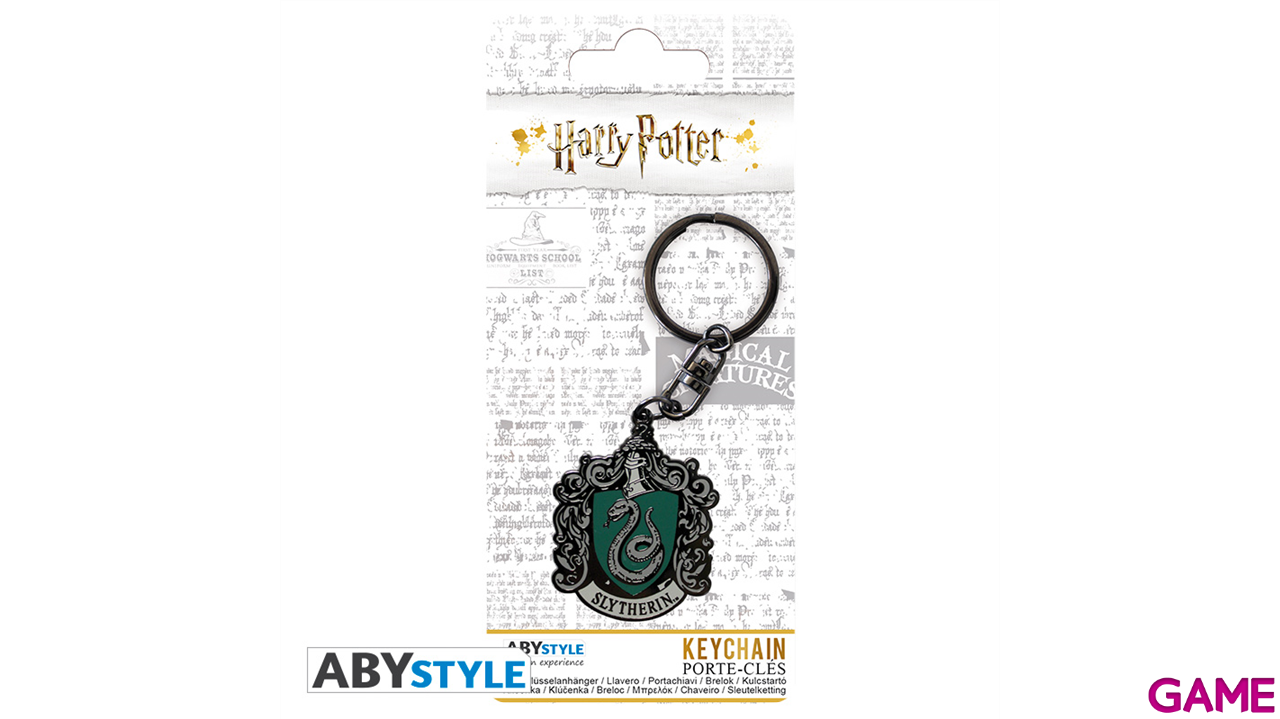 Llavero metálico Harry Potter Slytherin-1