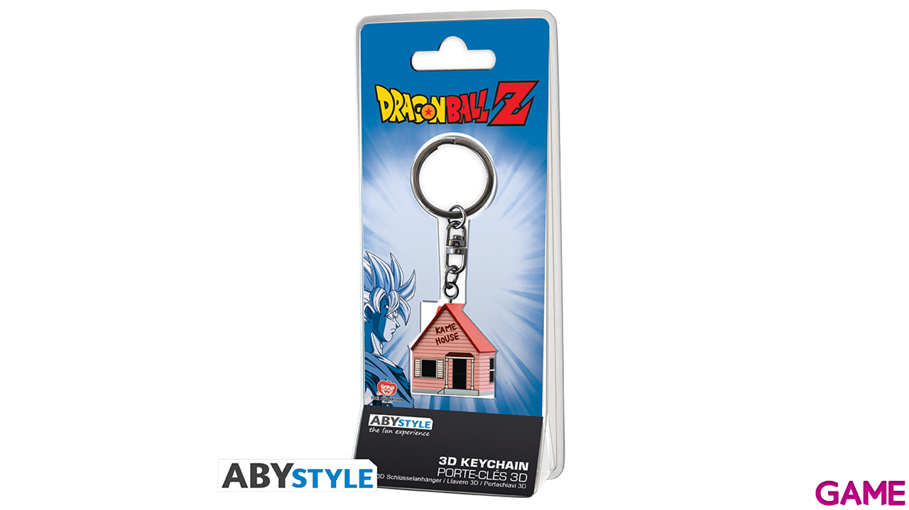 Llavero metálico 3D Dragon Ball Z Kame House-0