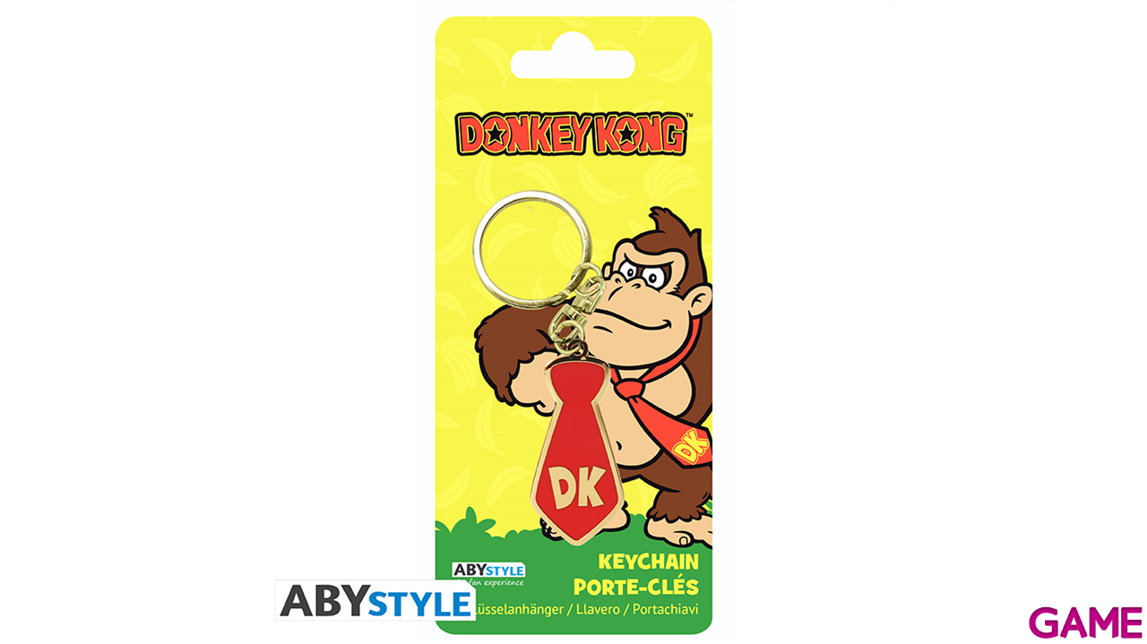 Llavero metálico Donkey Kong Corbata-0
