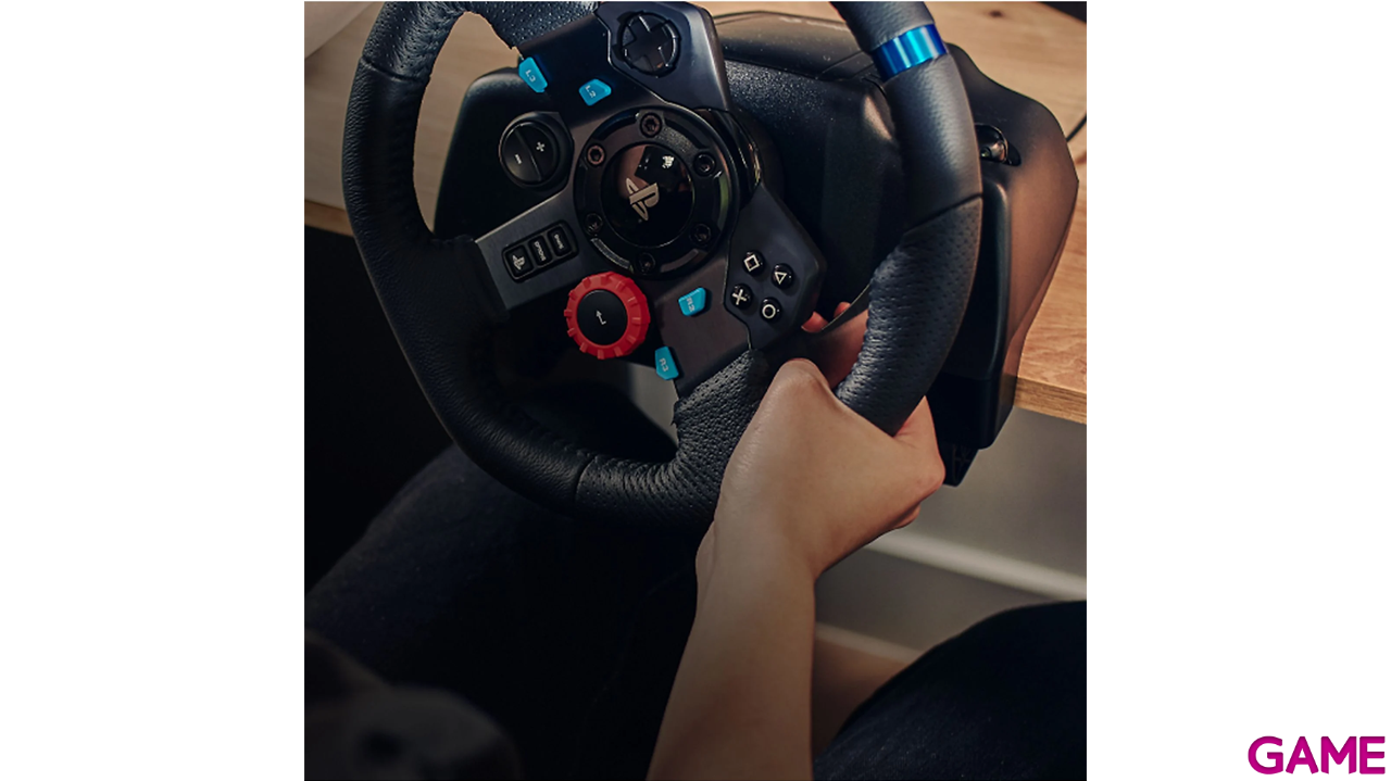 Logitech G29 Driving Force + Auriculares G321 PC - PS5 - PS4 - PS3 - Licencia PlayStation - Volante-1