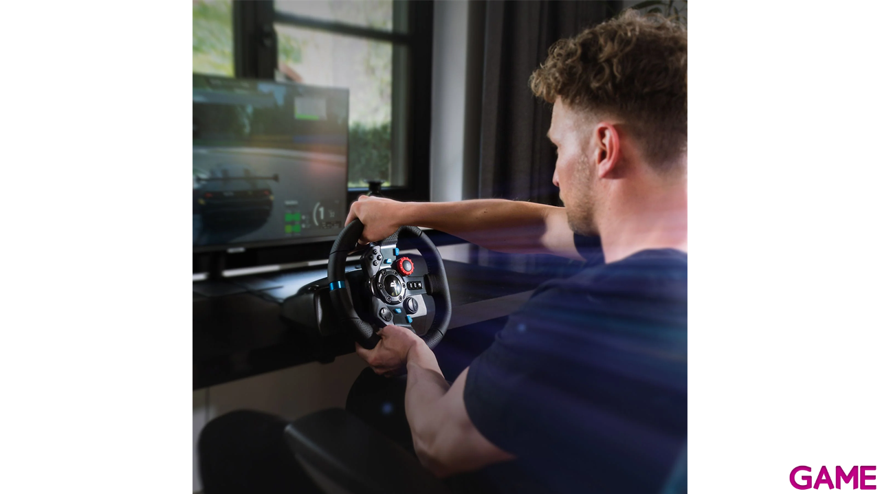Logitech G29 Driving Force + Auriculares G321 PC - PS5 - PS4 - PS3 - Licencia PlayStation - Volante-2