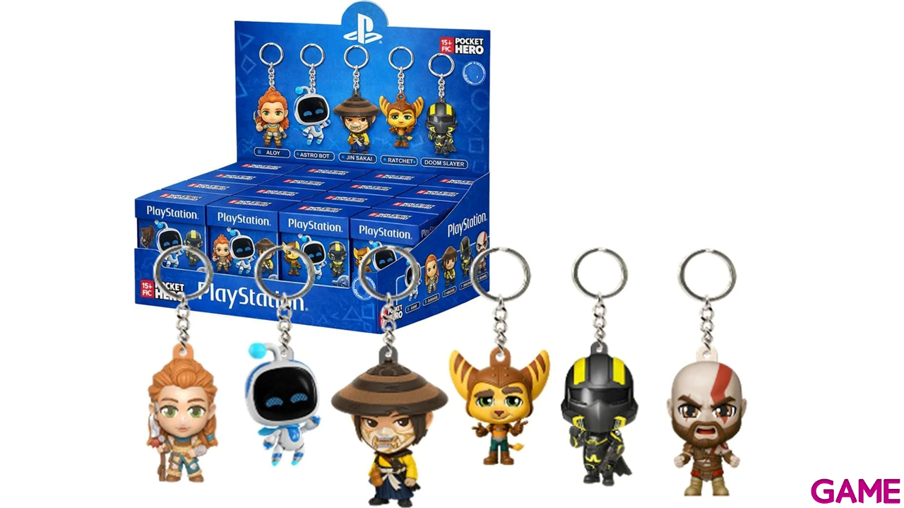 Surtido Llavero figura PlayStation de 5,5 cm-0