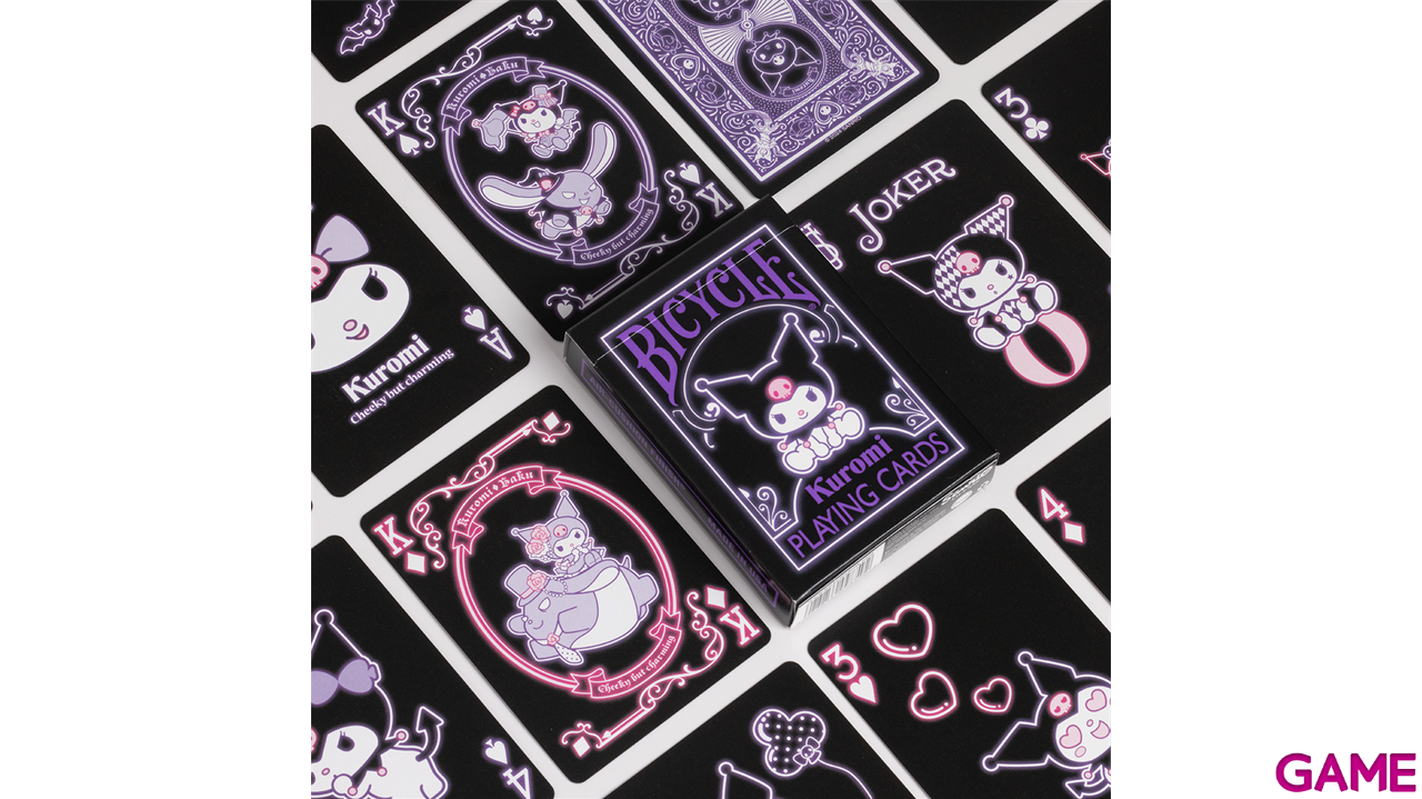 Baraja de Poker Bicycle Kuromi-1