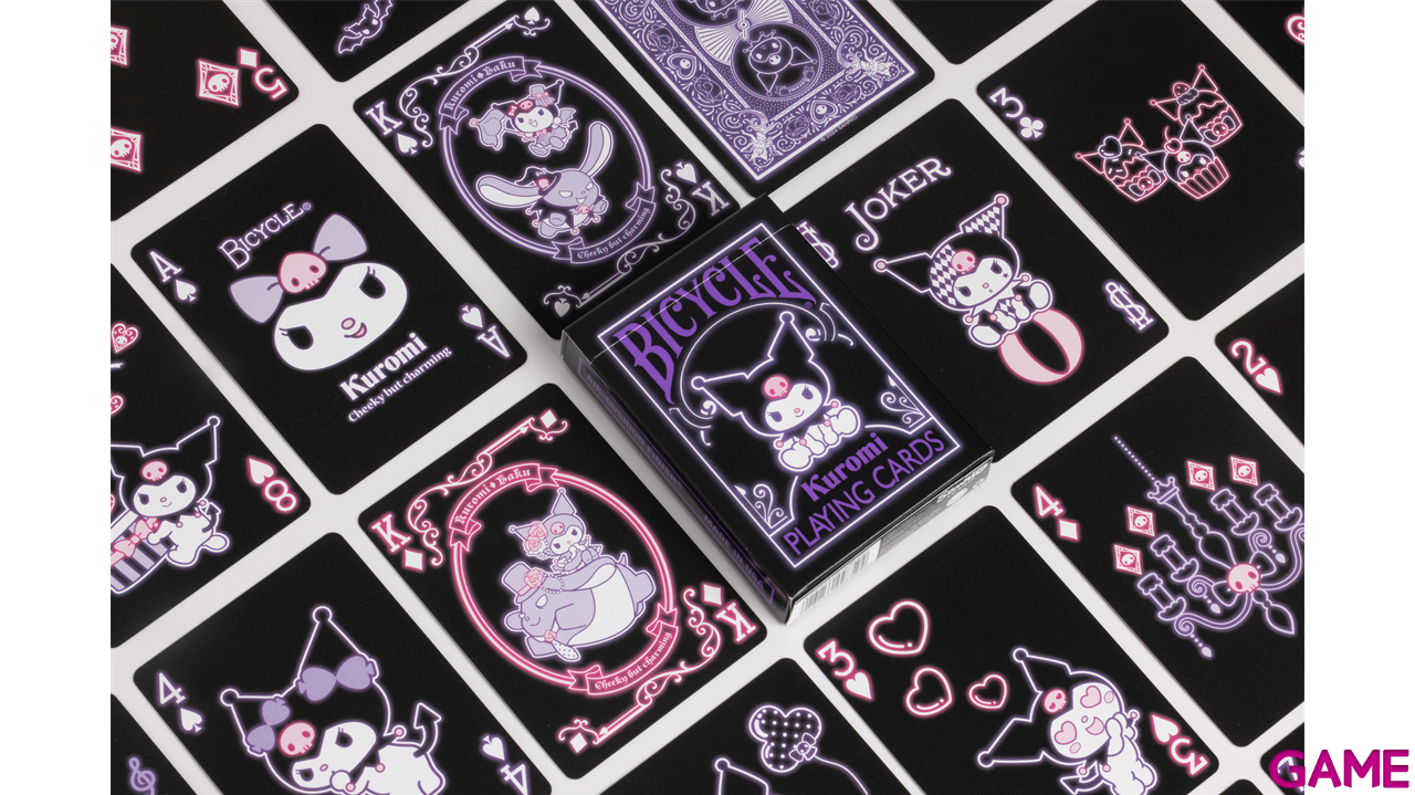 Baraja de Poker Bicycle Kuromi-2