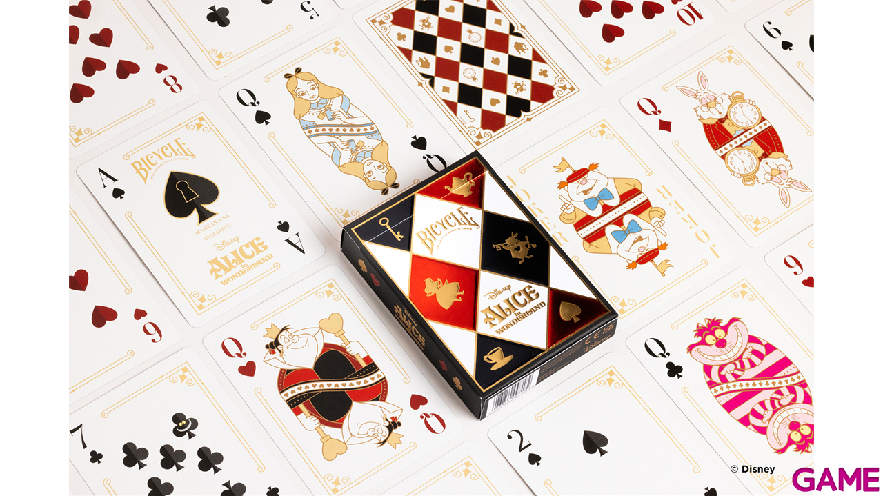 Baraja de Poker Bicycle Alice in Wonderland-0