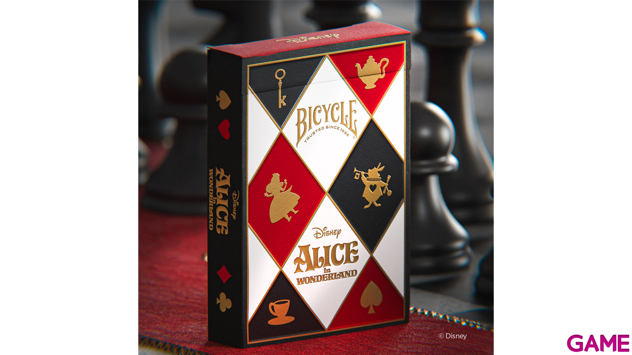 Baraja de Poker Bicycle Alice in Wonderland-1