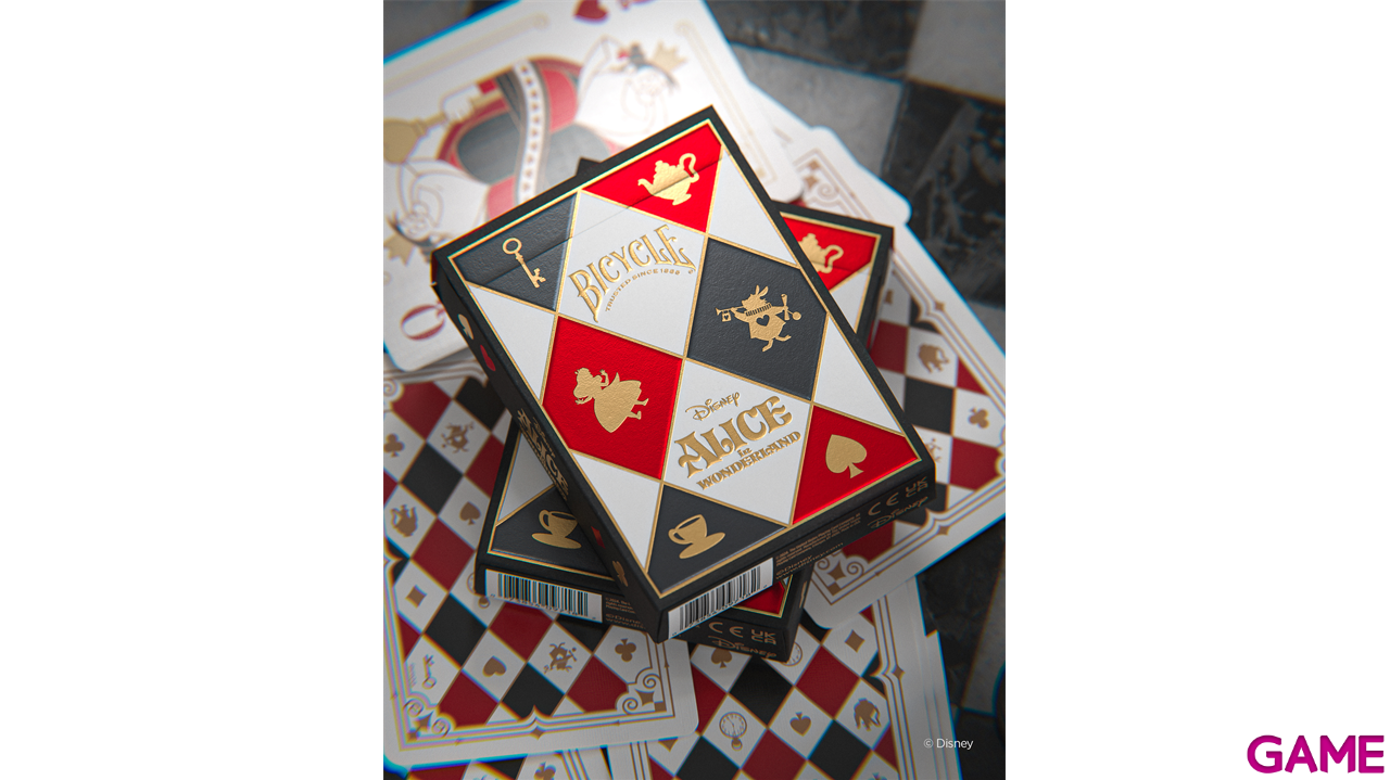 Baraja de Poker Bicycle Alice in Wonderland-2
