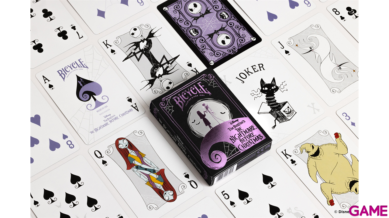 Baraja de Poker Bicycle Pesadilla Antes de Navidad-0