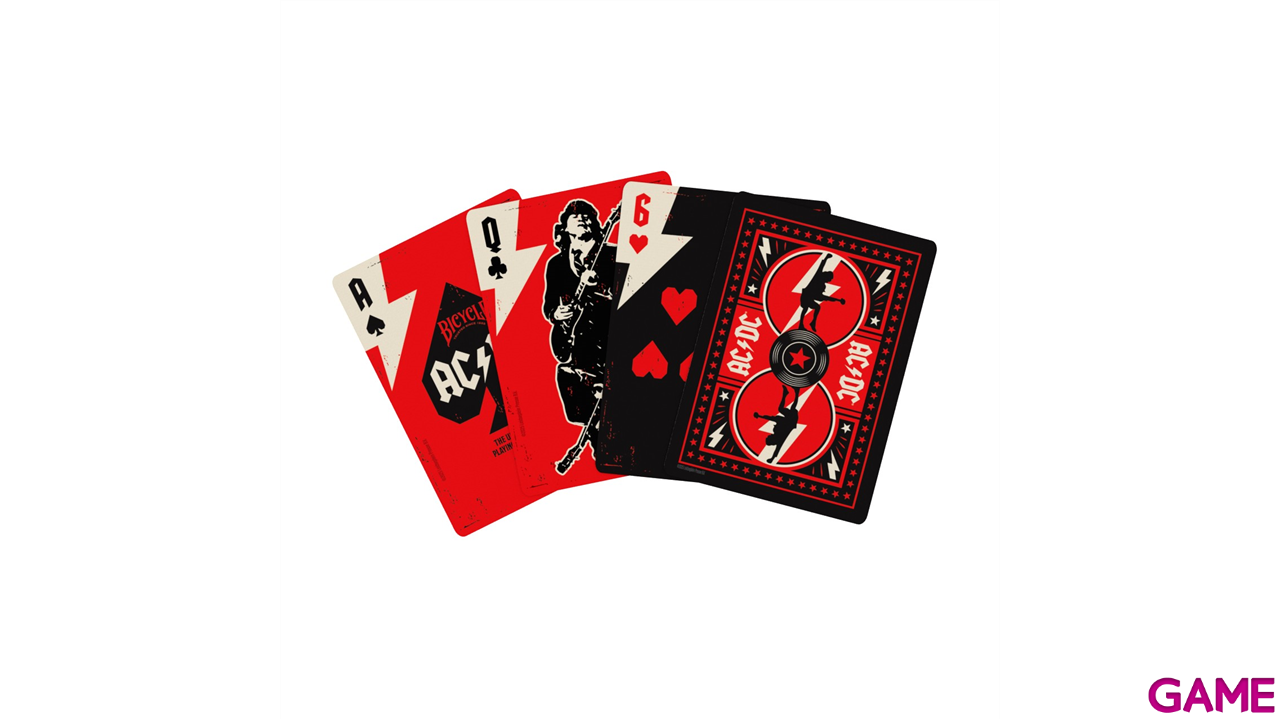 Baraja de Poker Bicycle AC/DC-0