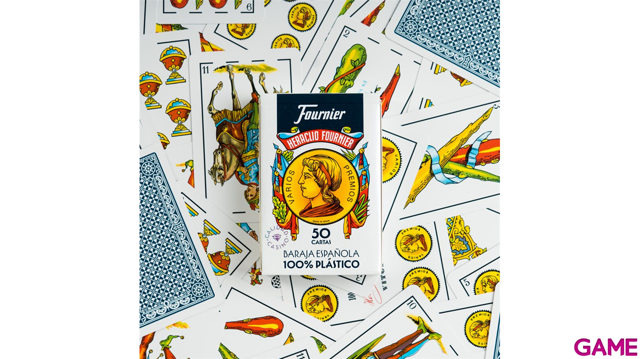 Baraja española 100% Plastico - 50 cartas-1