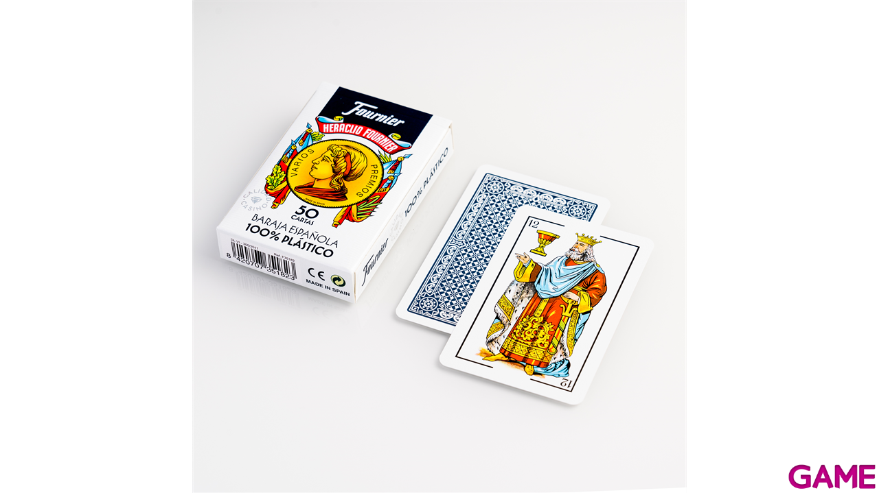 Baraja española 100% Plastico - 50 cartas-2