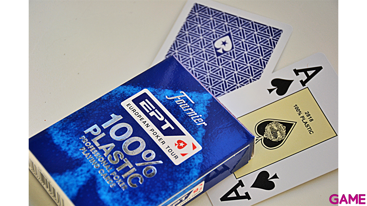 Baraja de Poker 100% Plastico - European Poker Tour (EPT)-0