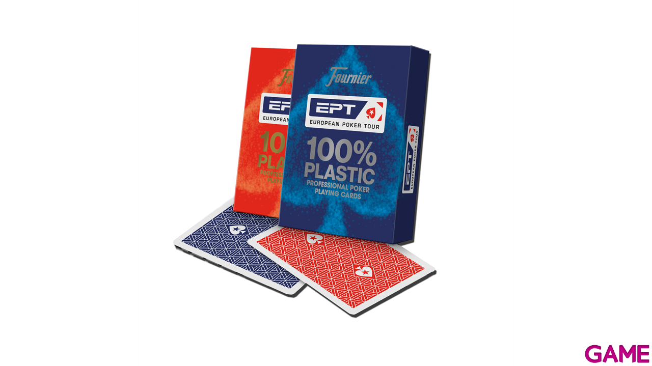 Baraja de Poker 100% Plastico - European Poker Tour (EPT)-1