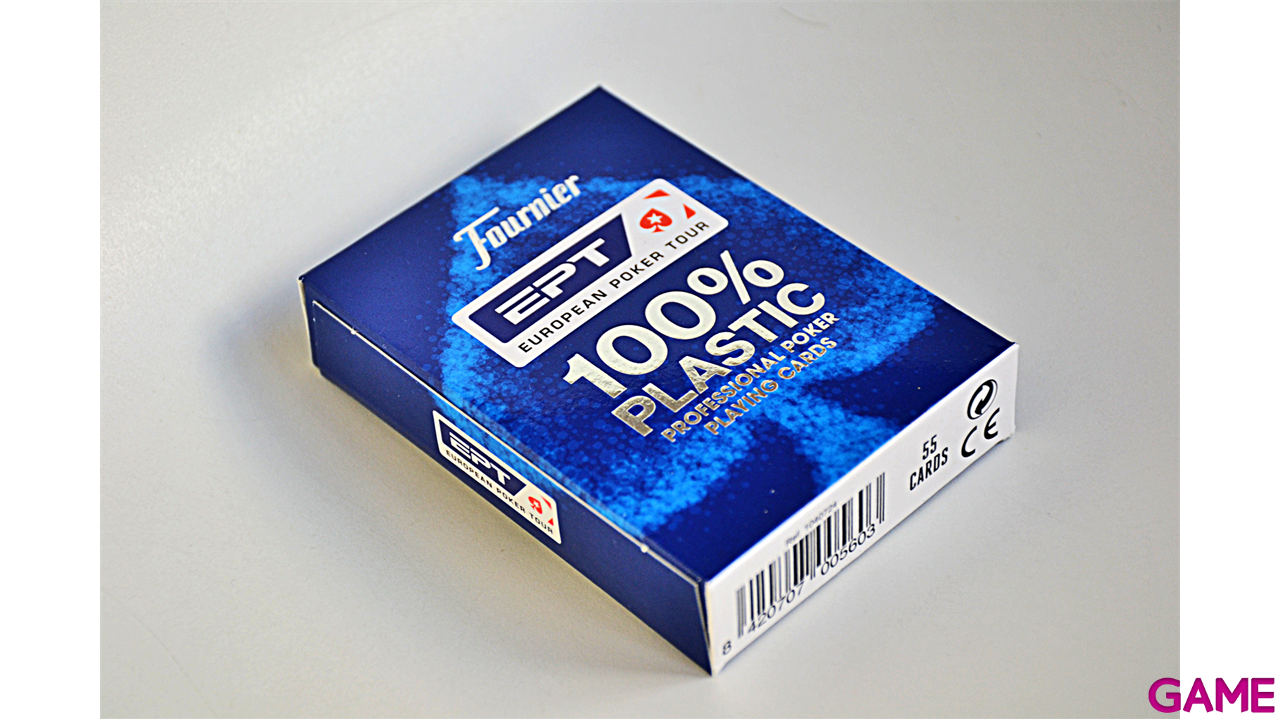 Baraja de Poker 100% Plastico - European Poker Tour (EPT)-2