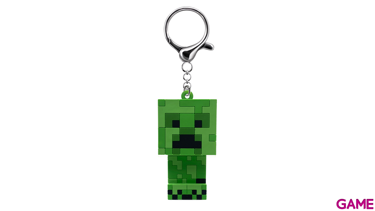 Figura 3D con Linterna Minecraft Creeper-2