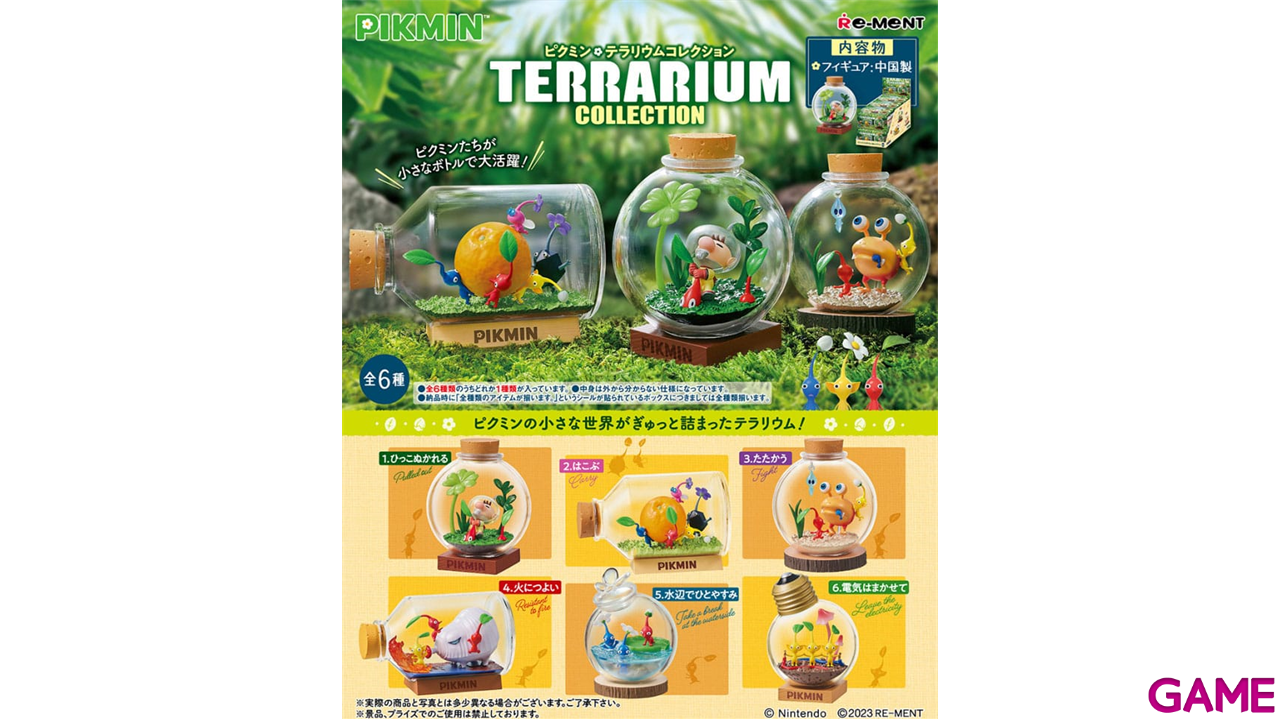 Figura Coleccionable Pikmin Terrarium Collection de 6 cm (surtido)-0