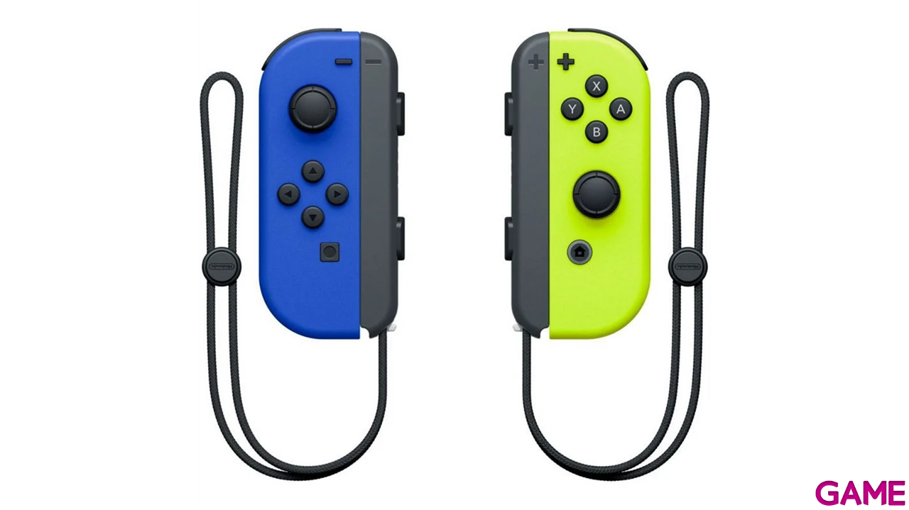Joy-Con (Set Izda/Dcha) Azul Neón/Amarillo Neón - Batería Extraíble-1