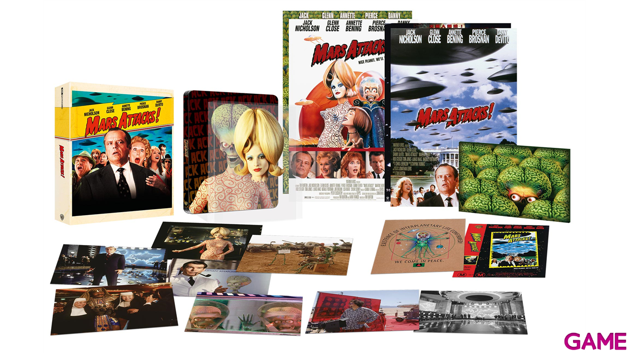 Mars Attacks! 4K + BD Edición Steelbook-1