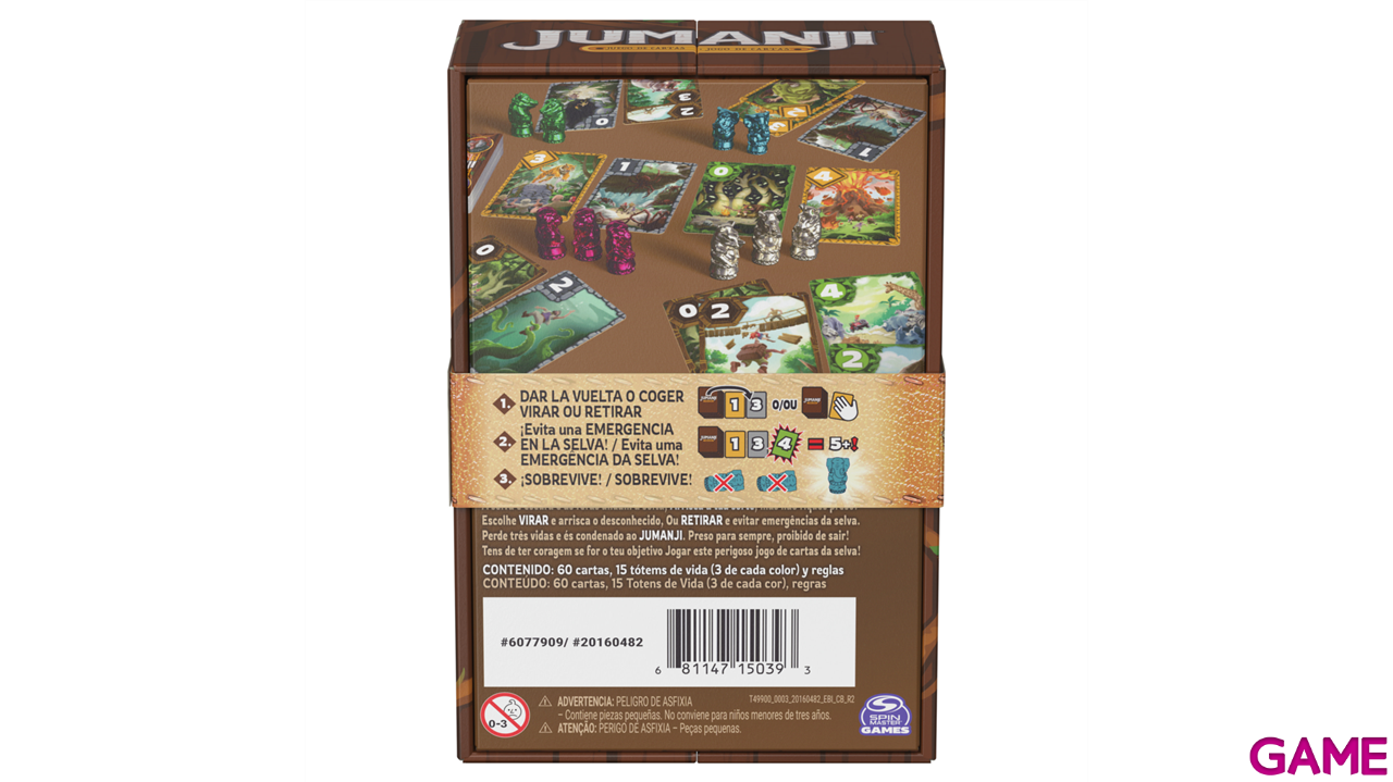 Juego de Cartas Jumanji-3