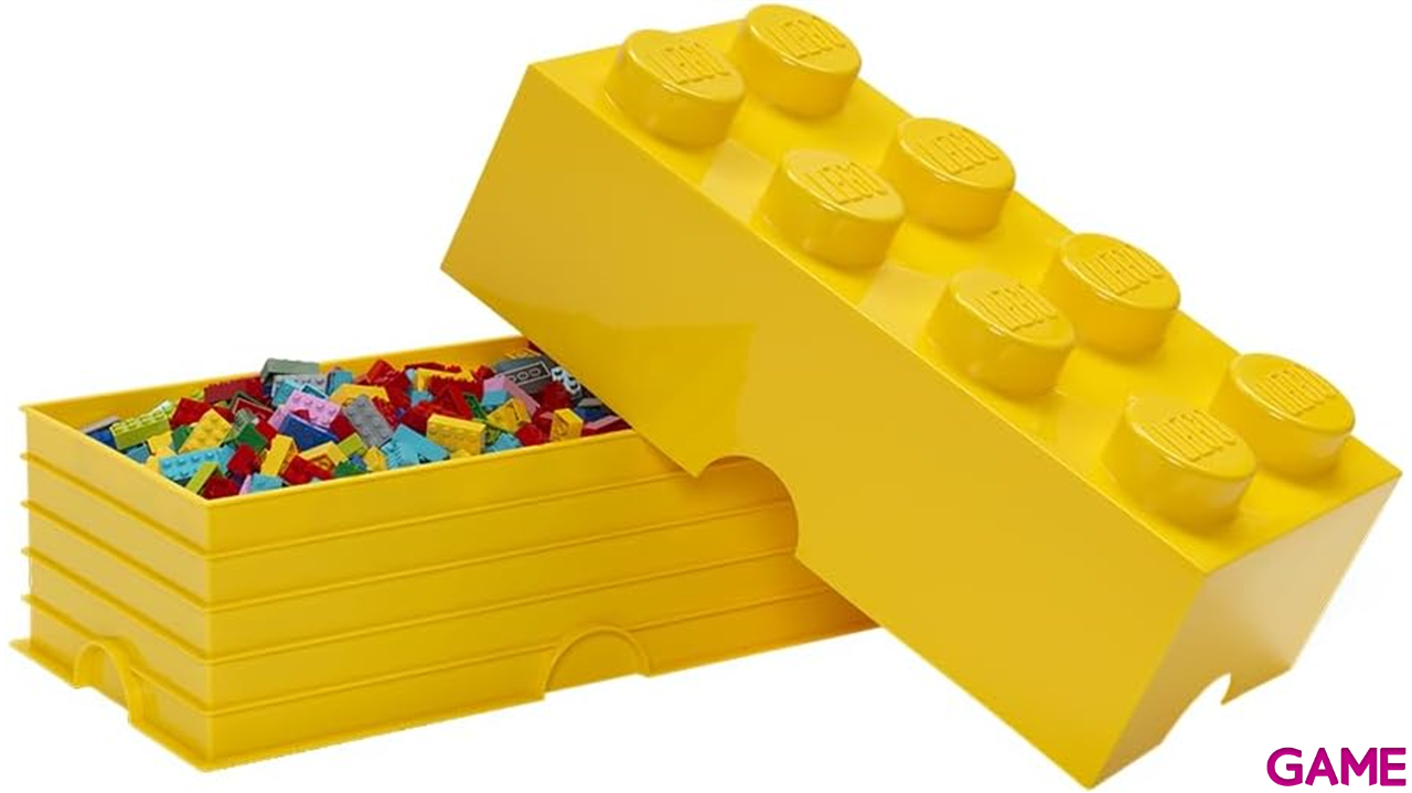 Caja de almacenaje LEGO Brick 8 amarillo de 50 cm-0