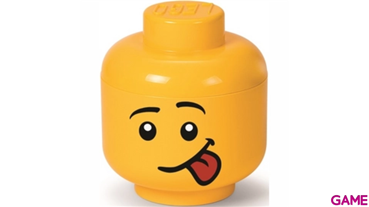 Caja de almacenaje LEGO Head Silly de 19 cm-1
