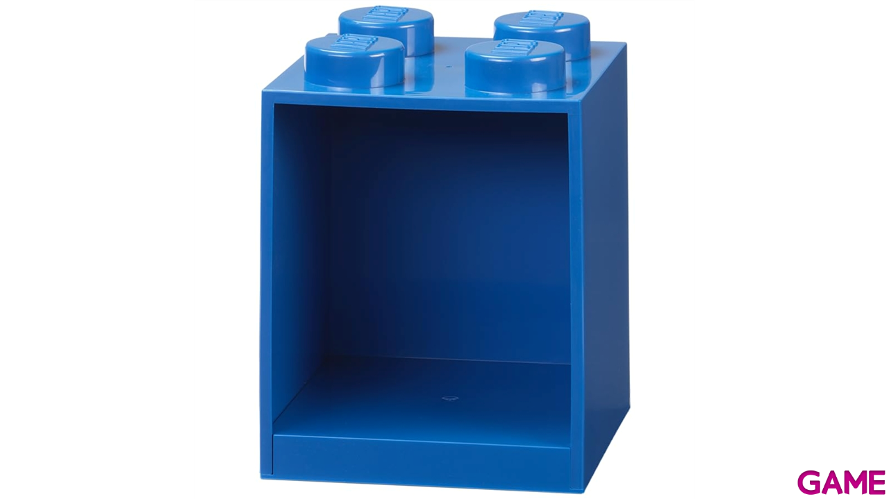 Estantería LEGO Brick 4 azul de 21 cm-0