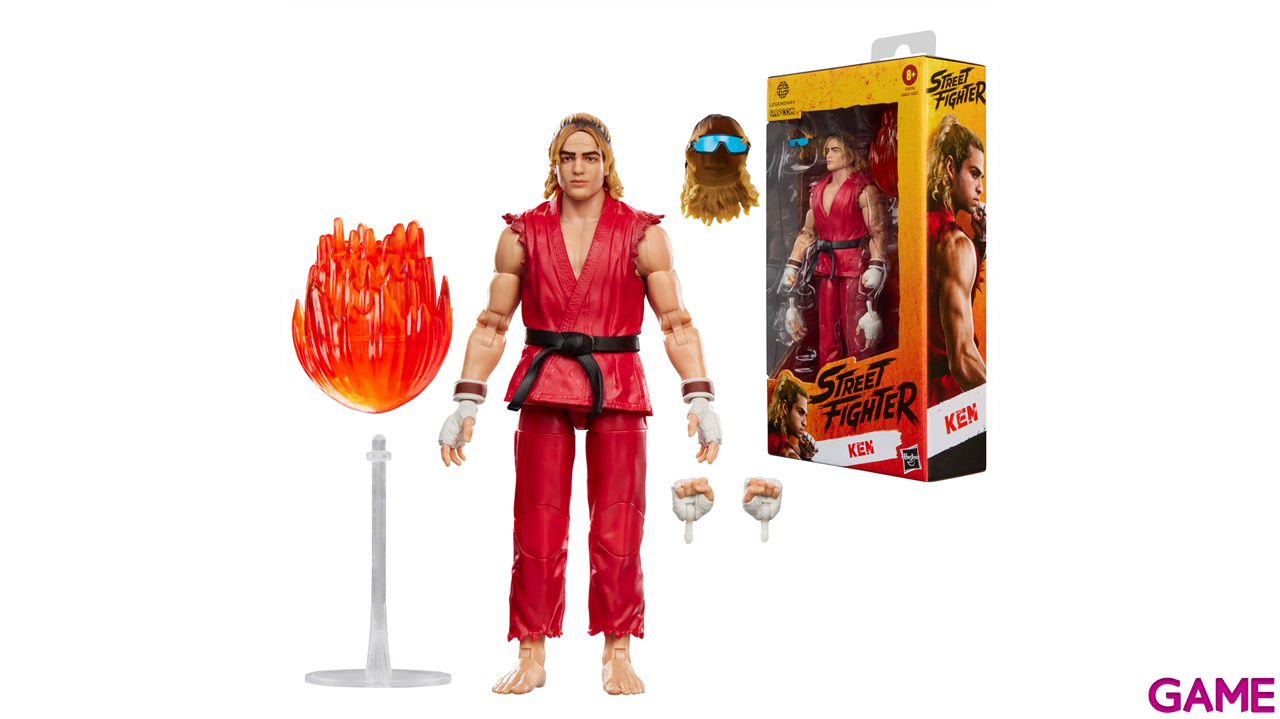 Figura Street Fighter Ken de 15 cm-6