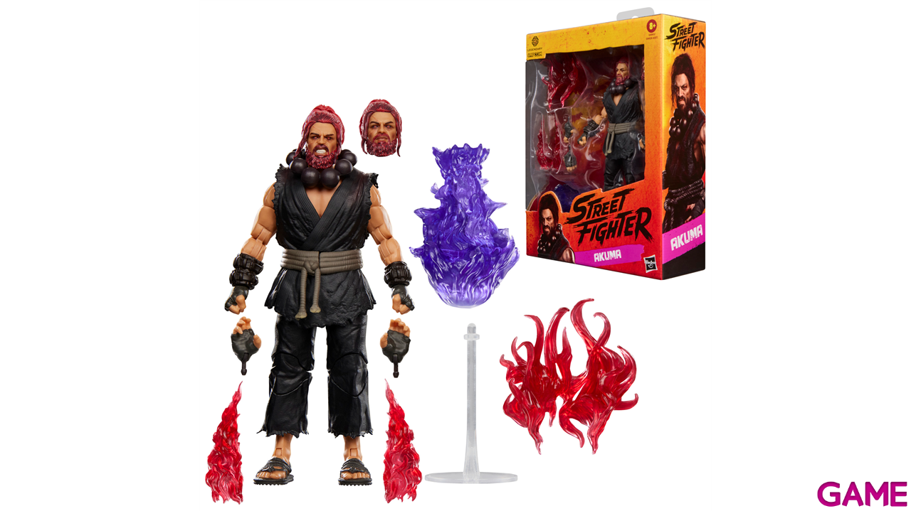 Figura Deluxe Street Fighter Akuma de 15 cm-0