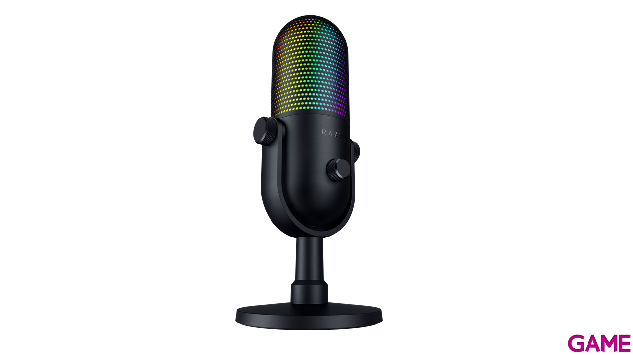 Razer Seiren V3 Chroma 32 bit DSP Black - Microfono Gaming-2