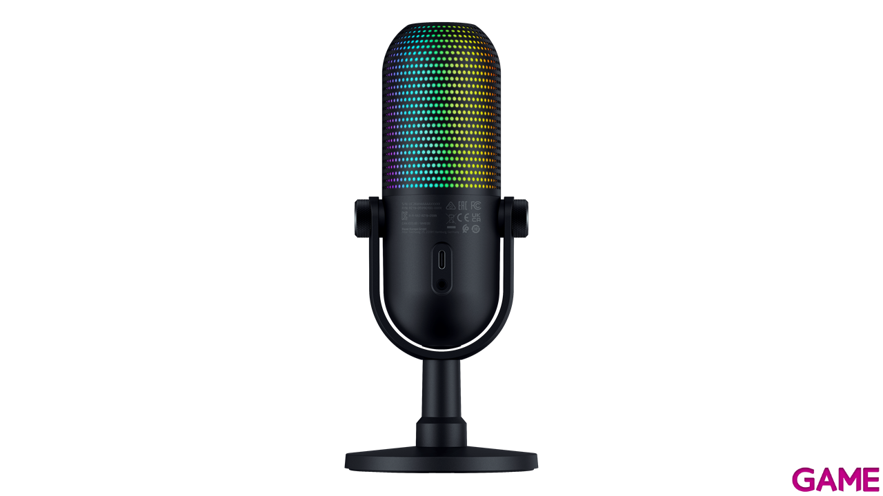 Razer Seiren V3 Chroma 32 bit DSP Black - Microfono Gaming-3