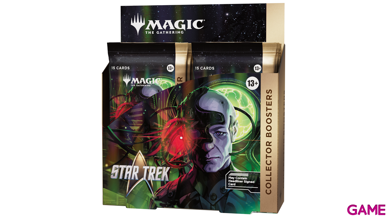 Sobre de cartas Magic: The Gathering Star Trek Collector Booster (inglés)-0