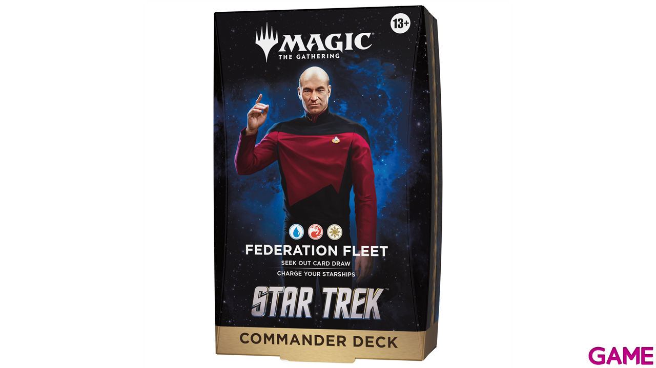 Mazo de cartas Magic: The Gathering Star Trek Commander Deck - Federation Fleet (inglés)-0