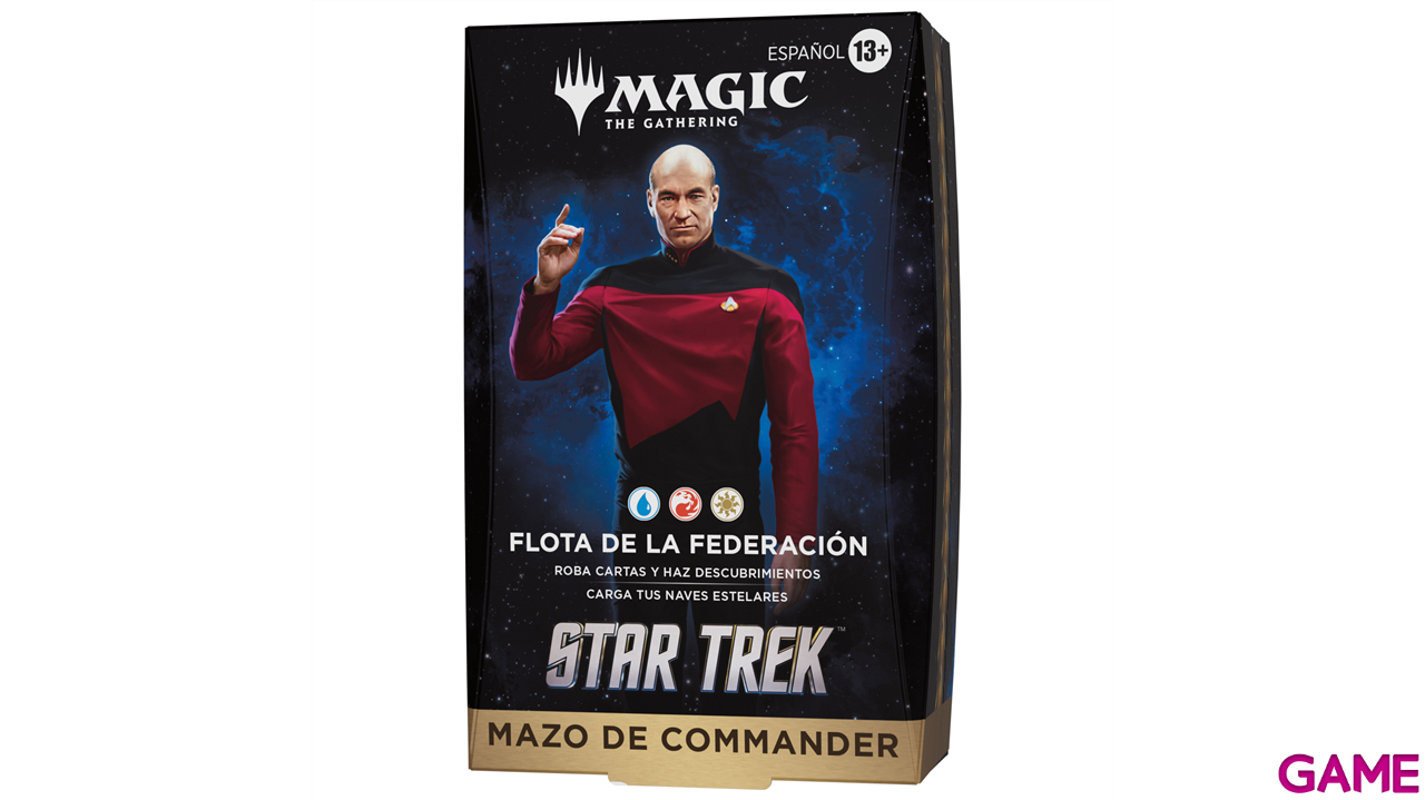 Mazo de cartas Magic: The Gathering Star Trek Commander Deck - Flota de la Federación (Castellano)-0