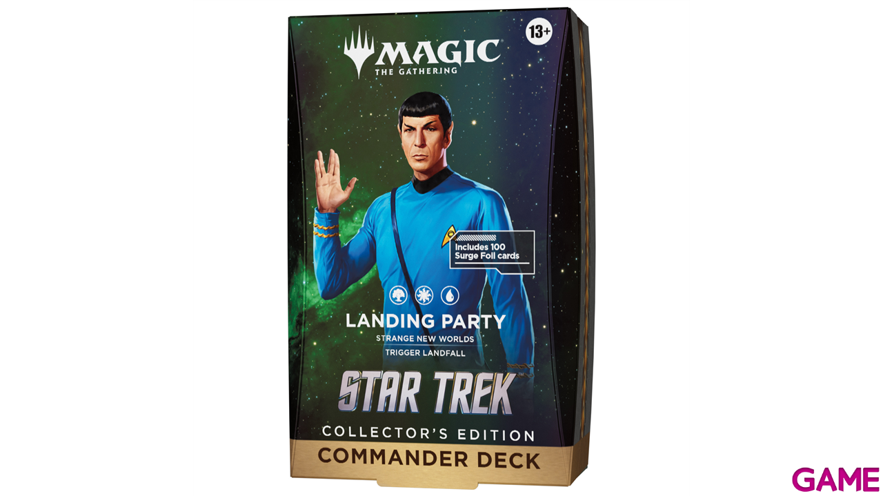 Mazo de cartas Magic: The Gathering Star Trek Commander Deck Collector - Landing Party (inglés)-0