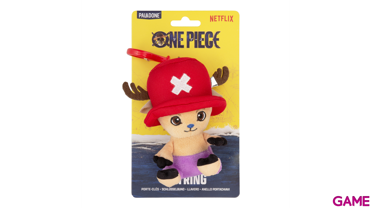 Colgante de peluche para bolsos y mochilas One Piece Tony Tony Chopper de 10 cm-0