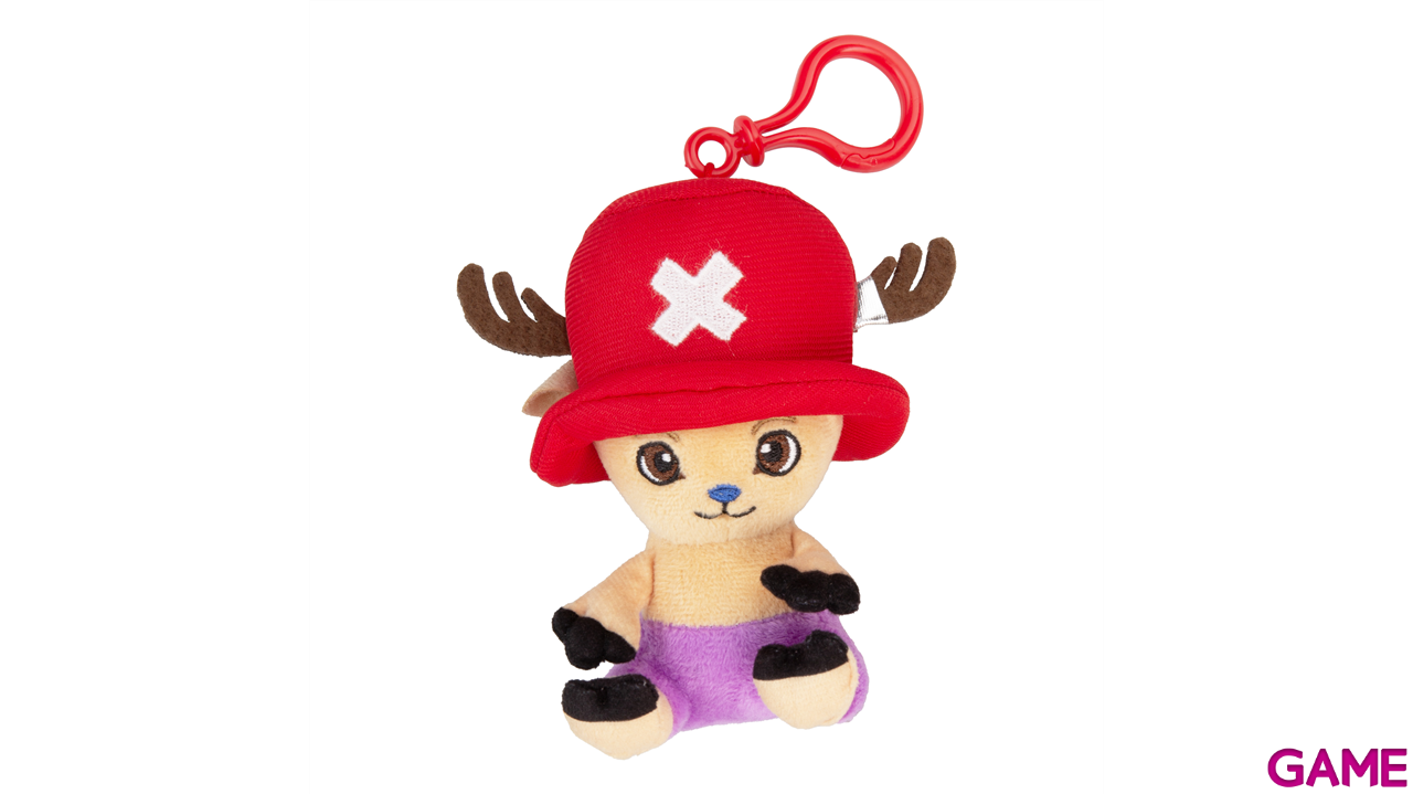 Colgante de peluche para bolsos y mochilas One Piece Tony Tony Chopper de 10 cm-2