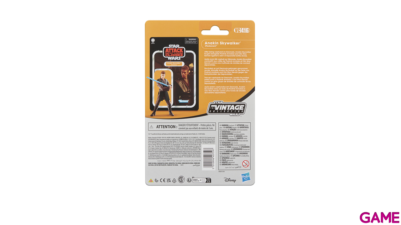 Figura Star Wars Anakin Skywalker (Padawan) The Vintage Collection Attack of the Clones de 9,5 cm-2